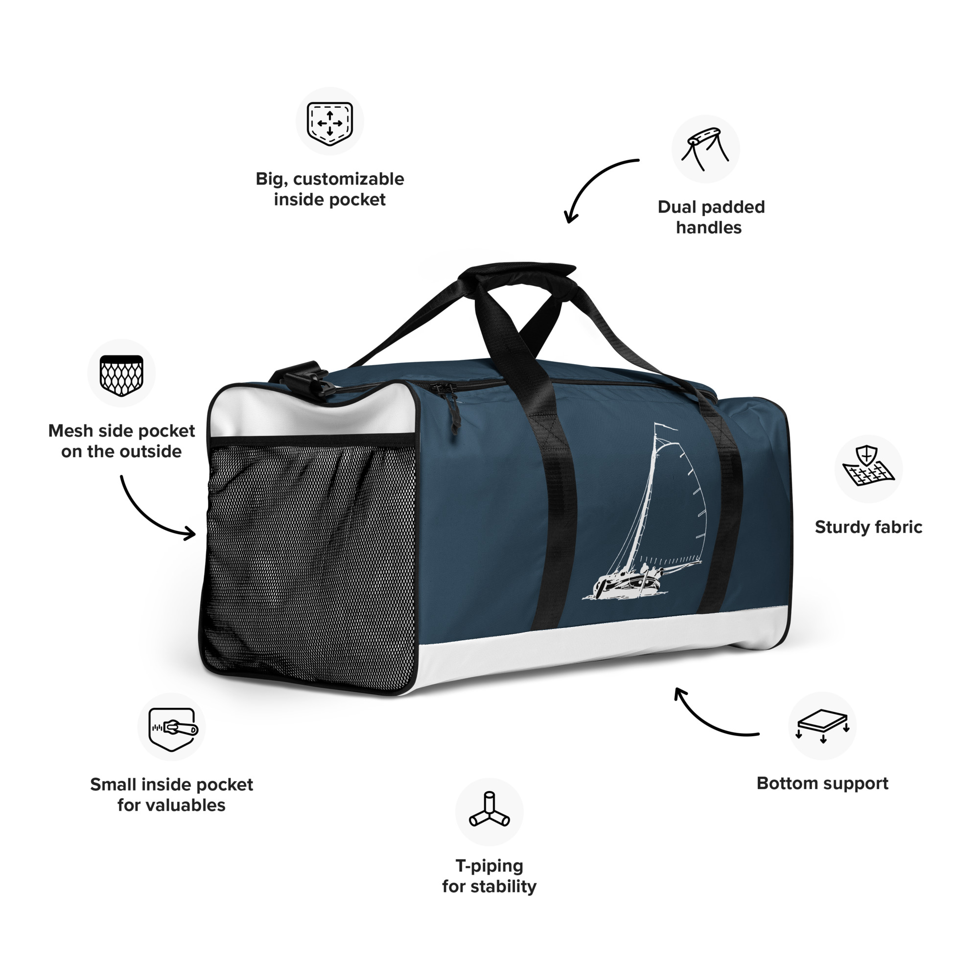 Skutsje - Schouder Draagtas 8