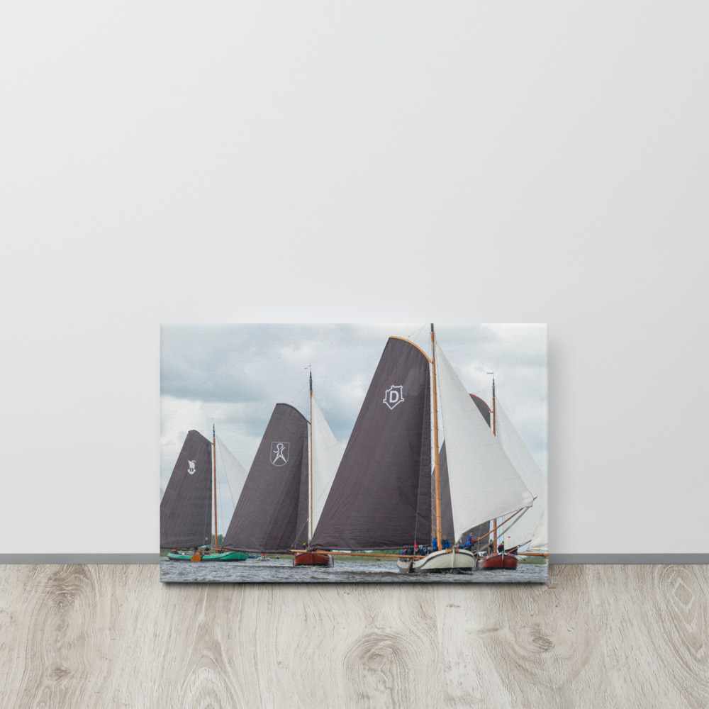 Skutsje Voor de Wind - Canvas 3