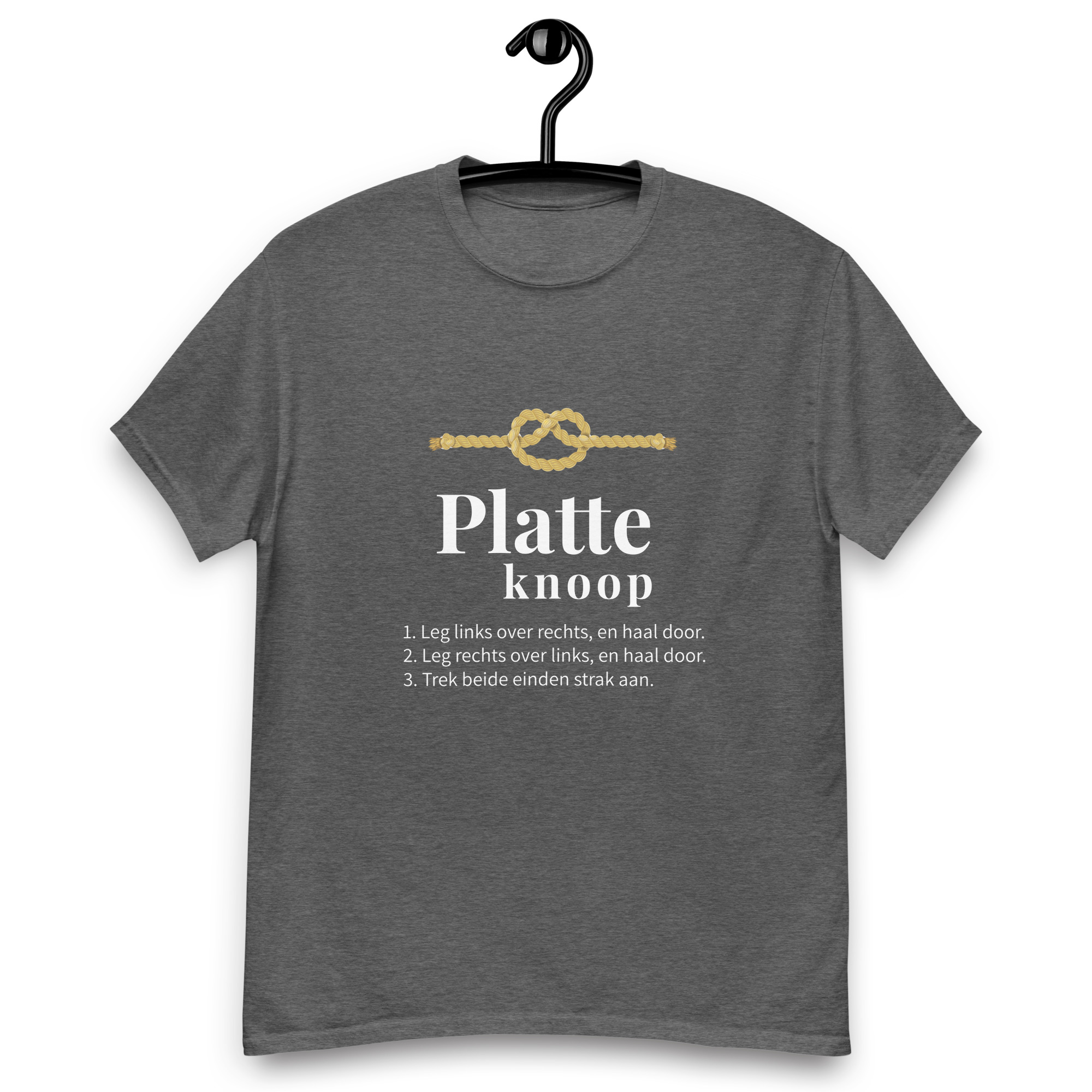 Platte Knoop - Unisex Shirt — Skûtsje Ebenhaëzer Dokkum (foto 5)