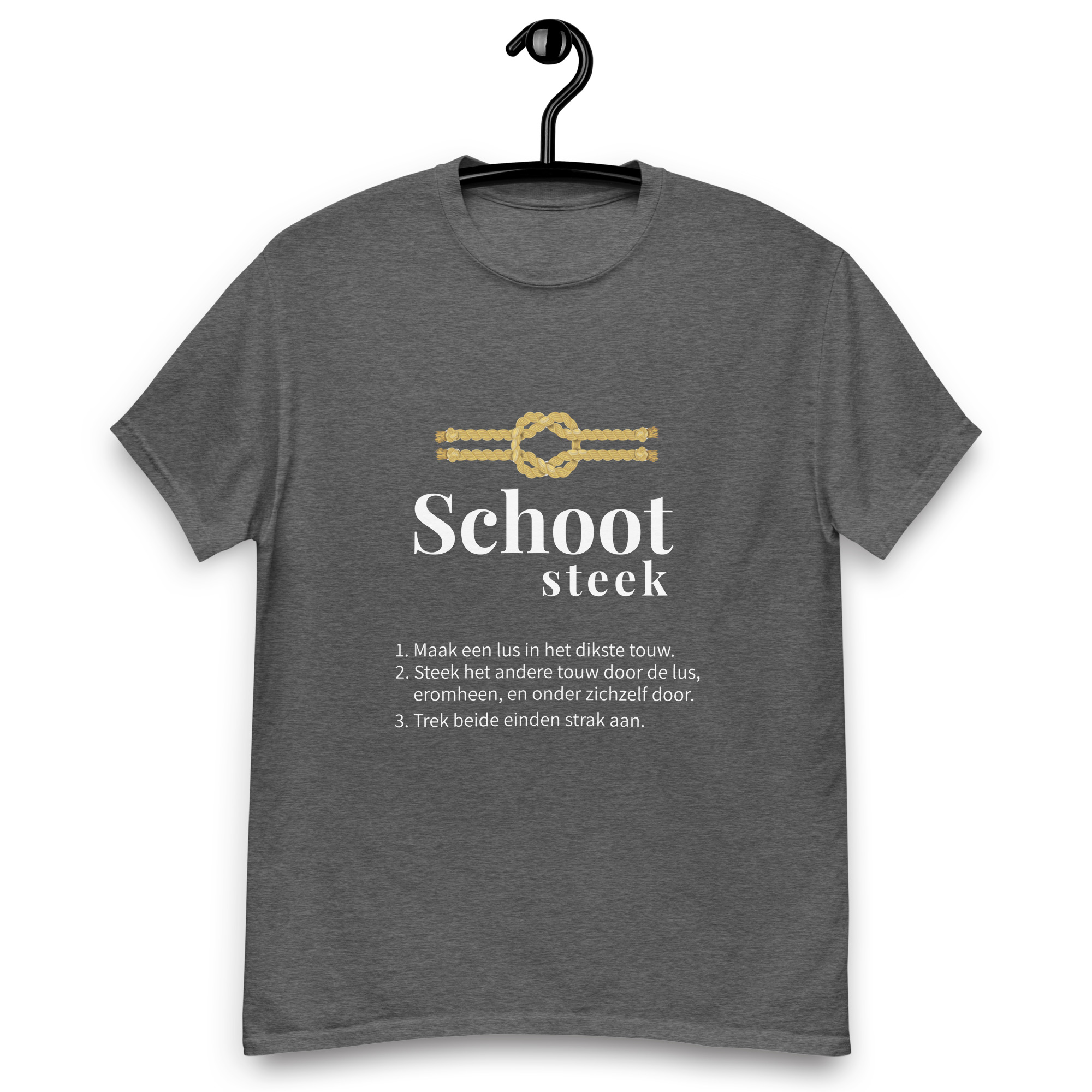 Schootsteek  - Unisex Shirt — Skûtsje Ebenhaëzer Dokkum (foto 5)